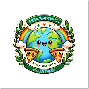 Love the Earth It has Pizza Posters and Art